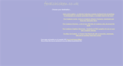 Desktop Screenshot of feralchicken.co.uk